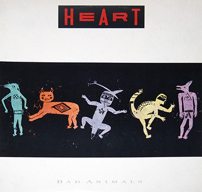 HEART - Bad Animals (Canada & Europe Releases)  album front cover vinyl record